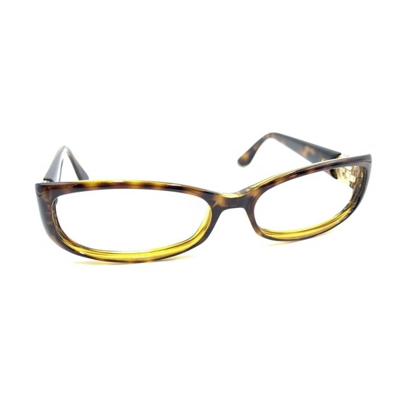Gucci V08 Tortoise Brown Gold Eyeglasses Frames 54-15 140 Italy Designer Fashion - Picture 1 of 12
